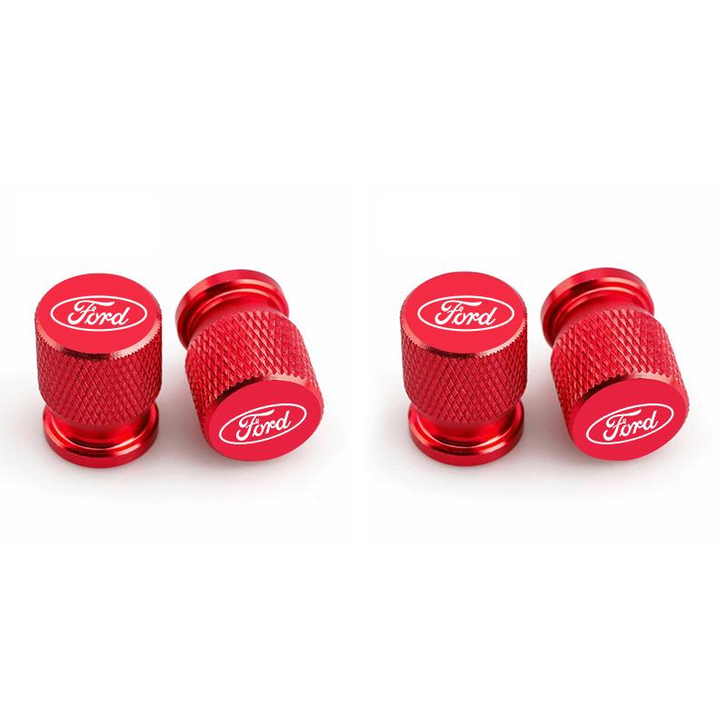 VEDB9 Car Tire Valve Caps Tyre Airtight Cover Dust For Ford B-Max cmax smax KA st line Galaxy Explorer Expedition Mondeo Accessories