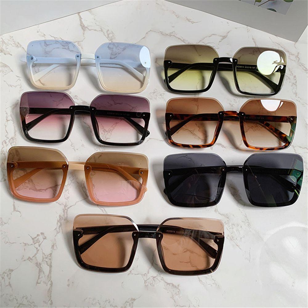 Luxury UV400 Vintage Oversized Sunglasses Eyewear for Lady Big Frame Women Square Sun Glasses