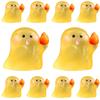 10Pcs Cartoon Ghost Figurines Miniatures Light In The Dark Ghost Statue  Car Accessories