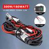 LED Light Bar Wiring Harness Kit 480W 2 Leads 18AWG LED Fog Light Wiring Harness with 12V 40A Relay Control Switch for Car Truck
