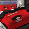 1PC Mafalda pattern Bedding Quilt Set Quilt Cover Pillowcase Home Decoration Birthday Gift (1 * duvet cover + 2 * pillowcase, without core)
