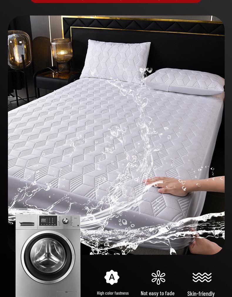 Стеганый водонепроницаемый натяжной простыня-защита для матраса