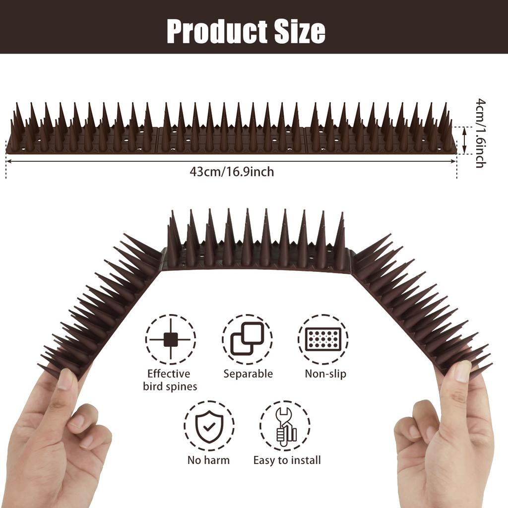 Шипы для ограждения, шипы для защиты от птиц, шипы для защиты от краж, шипы для защиты от скалолазания, уничтожители голубей, кошки, шипы для защиты от птиц, галстук