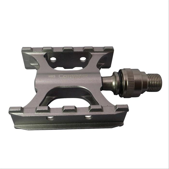 Mikashima Compact Ezy Silver 528-00261 Gray Pedal 75x67mm