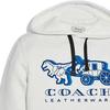Coach Толстовки Мужские Белые С Капюшоном Средней Посадки Обычные C1080-WHT