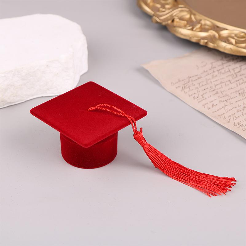 Креативная коробка для колец в форме докторской шляпы, серьги, хранение ювелирных изделий, свадебные, помолвочные, подарочные коробки на День святого Валентина