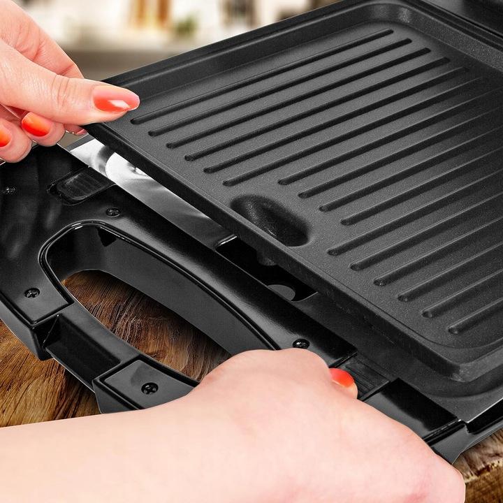Opiekacz Grill Toster Gofrownica Multifunkcyjny Duronic Swm60 1200W - 3W1!