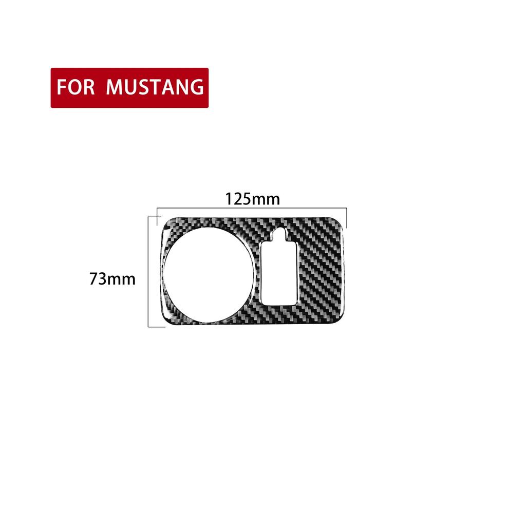 Углеродное волокно автомобиля светодиодный переключатель фар крышка рамка накладка наклейка для Ford Mustang 2005-2009 авто аксессуары для интерьера