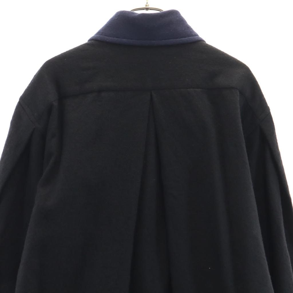 By H. Made In Japan Wool Blend Long Sleeve Shirt 3 Black Men's Used