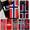 Чехол с флагом Норвегии для Samsung Galaxy A54 A34 A14 A13 A52 A32 A12 A22 A72 A52S A33 A53 A73 A71 A51