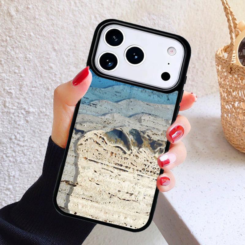 wood Resin Marble Phone Case For iPhone 17 Air 16 15 14 13 12 11 Pro Max Plus