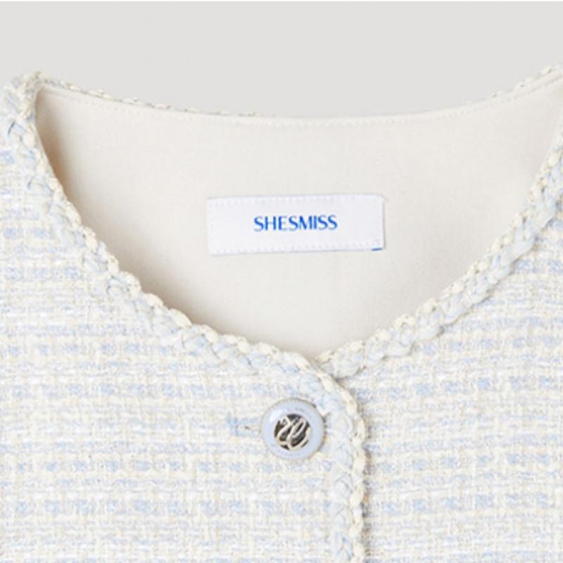 She S miSS Твидовый пиджак с косой линией Swwjkp12080 Ll