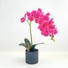 Multi-Bloom Artificial Orchid Bonsai DIY Plastic Fake Flower New Artificial Faux Plants  Home Decor