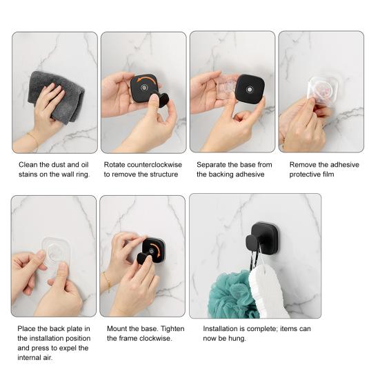 Крючок-присоска из нержавеющей стали Сверхпрочный Вешалка для венка на входную дверь Без сверления Ванная комната Стекло Окно Зеркало Крючок-вакуум для душа Полотенце Халат