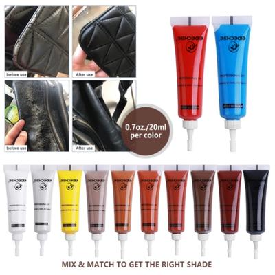 Бытовая чистка автомобильного сиденья, дополнительный восстанавливающий крем-паста для кожи, 20 мл гель для ремонта кожи, цветной ремонтный очиститель кожи