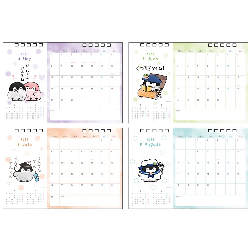 Канцелярия Sunstar 2023 Настольный календарь S8519781 Коупен-чан