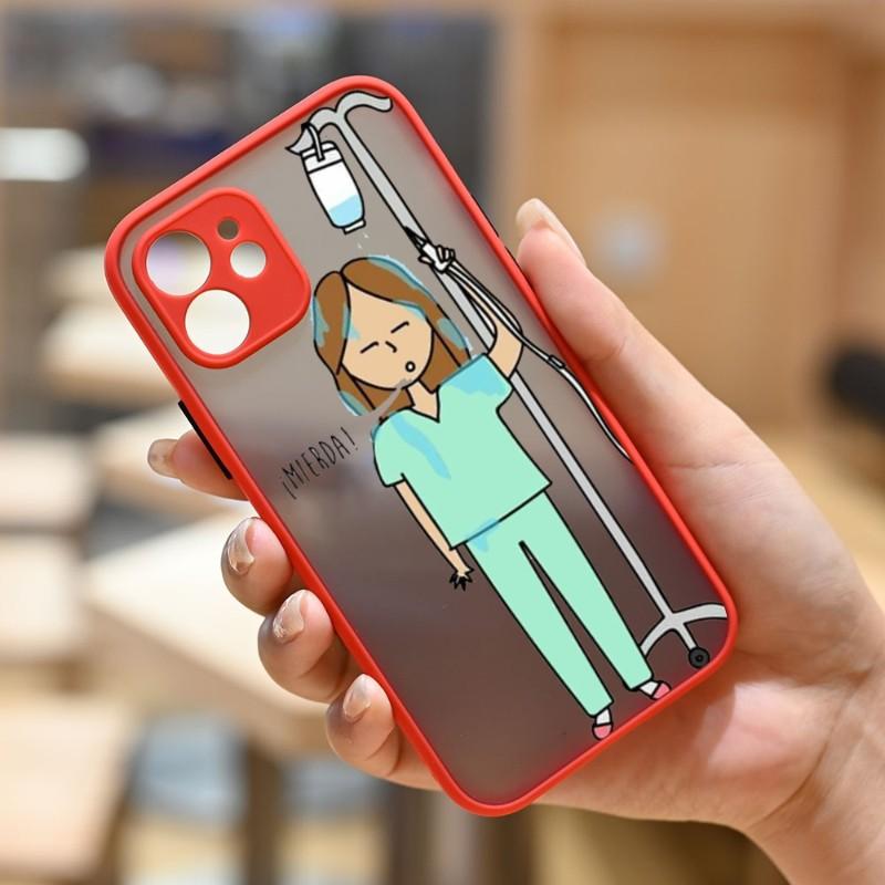 Чехол для телефона «Медсестра, медицина и здоровье» для IPhone 14 13 12 11 Mini Pro Max XS X Max XR 8 7 Plus SE 2022, цвет кожи, чехол для телефона