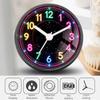 Waterproof Wall Clock Suction Cup Quartz Clock Easy Read Shower Clock  Bathroom