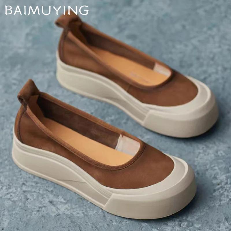 Туфли Мэри Джейн на неглубокой платформе, женские, дизайнерские, повседневные, на плоской подошве, 2025, тренд, зима, новые, удобные, кожаные, женские туфли