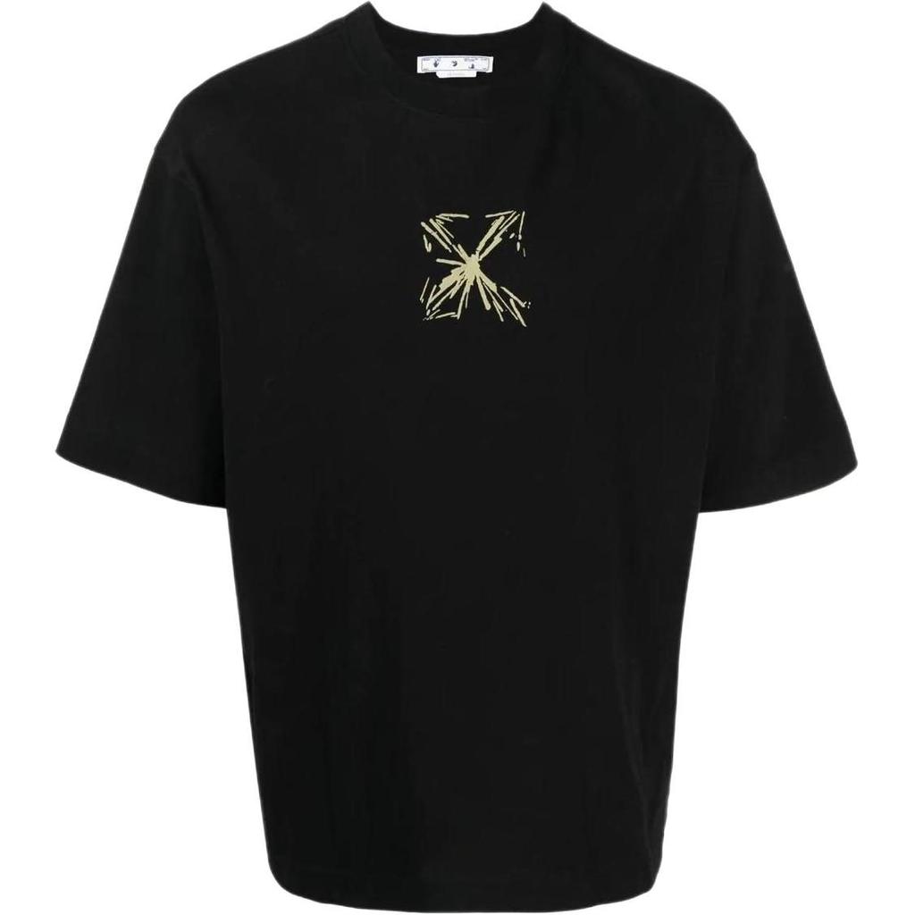 OFF WHITE Футболка мужская Черная SS23 OMAA120S23JER0021017
