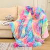 Plush Small Blanket Blanket Solid Color Nap Blanket Double Cover Blanket