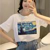 Harajuku Van Gogh Funny T-Shirt Women Ullzang 90s Aesthetic T-Shirt Graphic Grunge Korean Style
