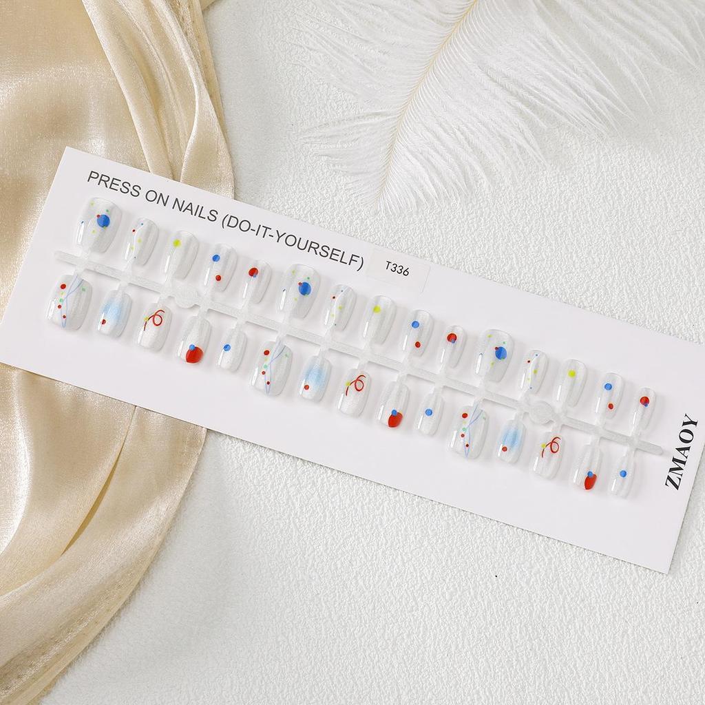 30 милых мультяшных наклеек для лака для ногтей «Кошачий глаз» — полная коллекция кодов