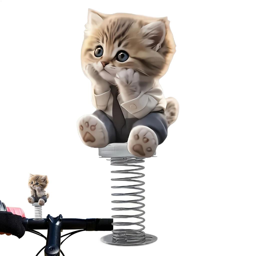 Украшение приборной панели Милый кот Болванчик Игрушка для приборной панели автомобиля 2D Декоративные аксессуары для интерьера Качающая головой Танцующая игрушка Смешной Милый