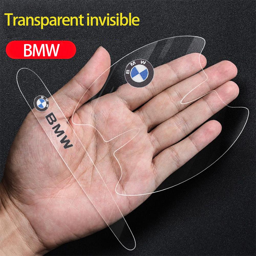 BBKV7 Car Transparent Door Handle Bowl Protective Film Anti-Scratch Sticker Accessories For BMW M E90 E60 F18 F30 F20 M3 E87 M4 X3 X1
