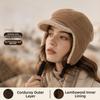 Plush Men Women Lei Feng Hat Adjustable Motorcycle Hat Soft Cold-Proof Ear-Covering Hat  Cycling