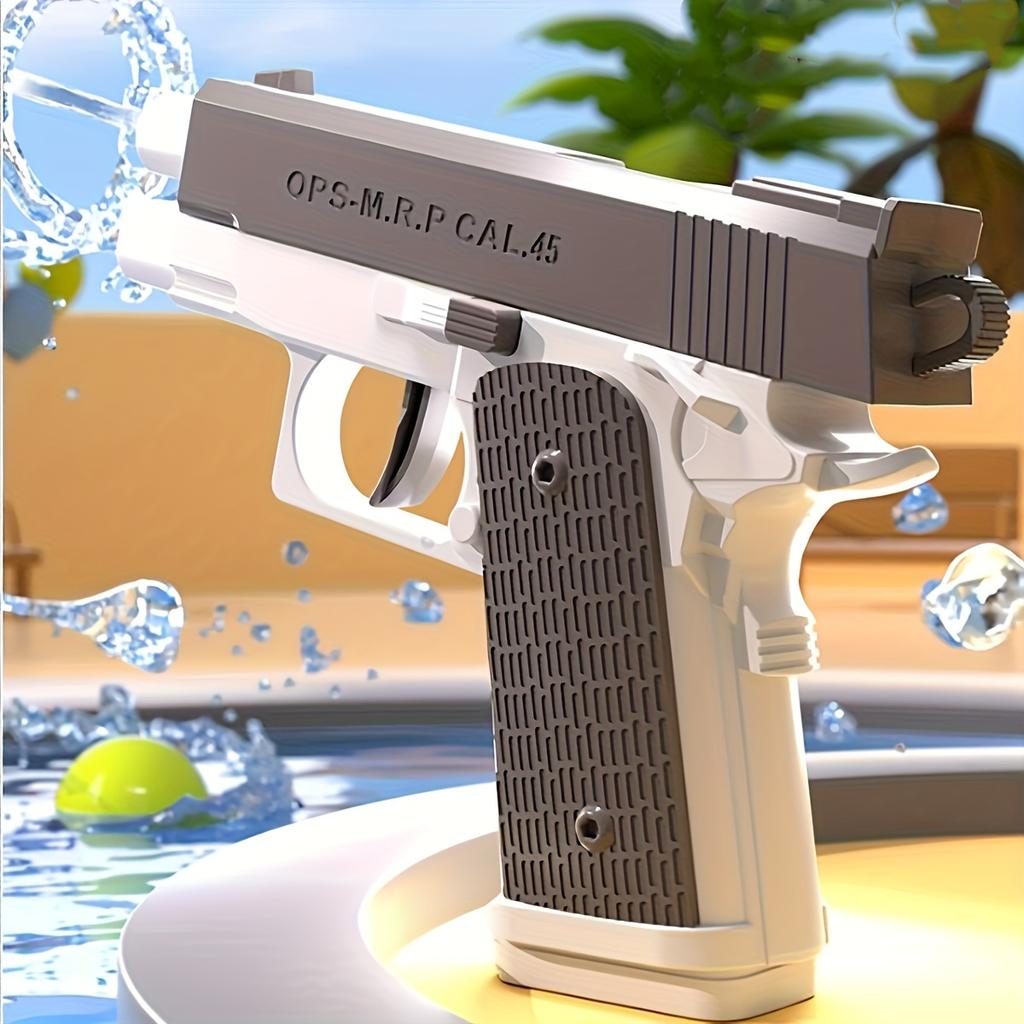 1 Pack Water Guns Squirt Guns Water Soaker Gun Water Blaster for Summer Long Range Shooting Games Outdoor Toys Water Blaster Pistol for Kids Adults