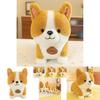 Cute Corgi Stuffed Animal Plush Toy Short Hair Yellow Dog Doll Ideal For Kids