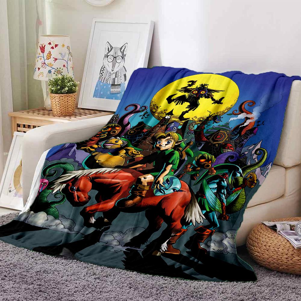 1pc Legend Zelda Skyward Sword flannel Blanket for Super Soft Cute Comfort Blanket for Travel Bedding Couch Sofa Blanket Y82553