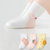 Детские носки мультяшные детские хлопковые носки весна осень носки средней длины мягкие дышащие для девочек новорожденная обувь