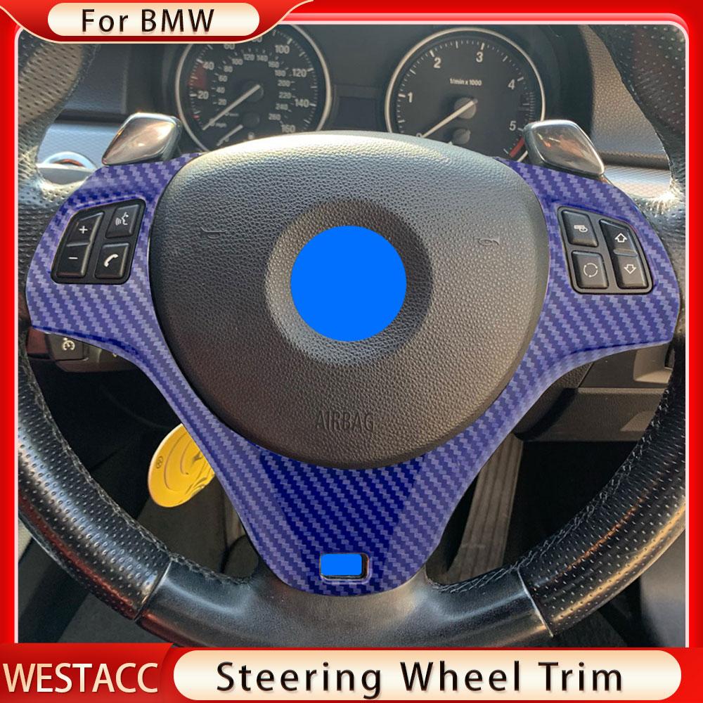 Наклейка на молдинг декоративной накладки на рулевое колесо автомобиля для BMW 1 3 серии E87 E90 E92 E93 2005 - 2012