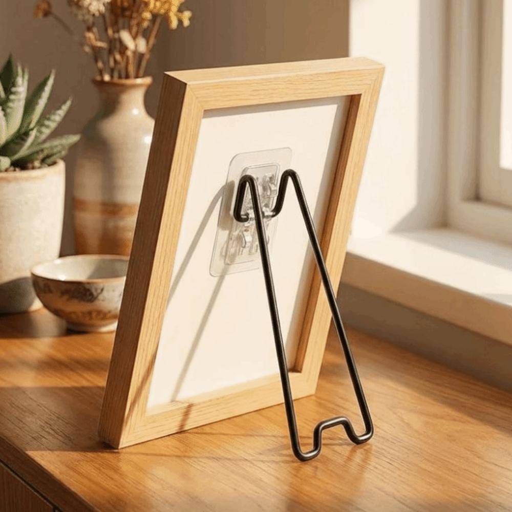 Adjustable Photo Frame Stand Stainless Steel Easel Back Stand Picture Frame Bracket Home Decor