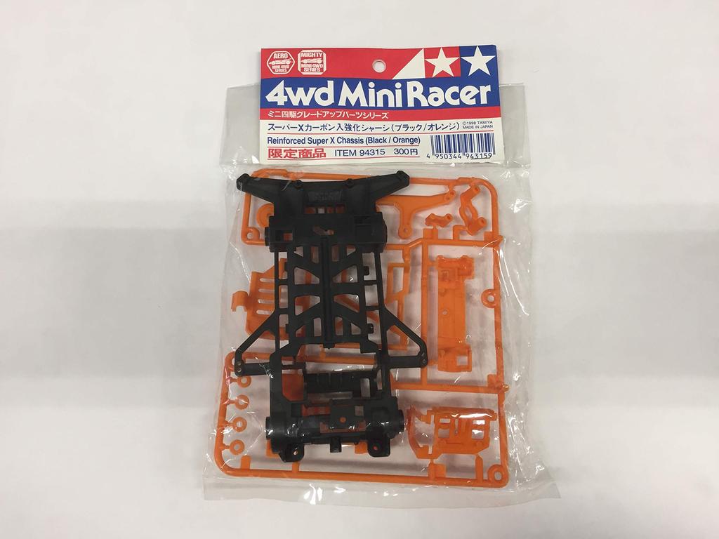 Специальная распродажа шасси Tamiya Super X Carbon с ограниченным 4WD (оранжевый) (Мини-продукт 94315)