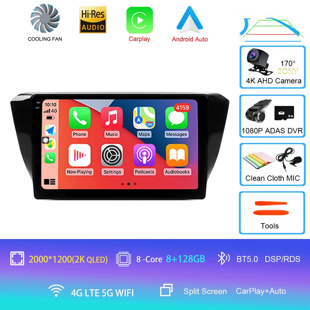 Автомагнитола Android 14 для Skoda Superb 3 2015 - 2019 Мультимедийный видеоплеер Навигационная стереосистема GPS Нет 2din 2 din dvd