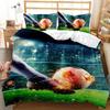 Sports Football Digital Printing eBay Quilt Set Three-piece Bedding