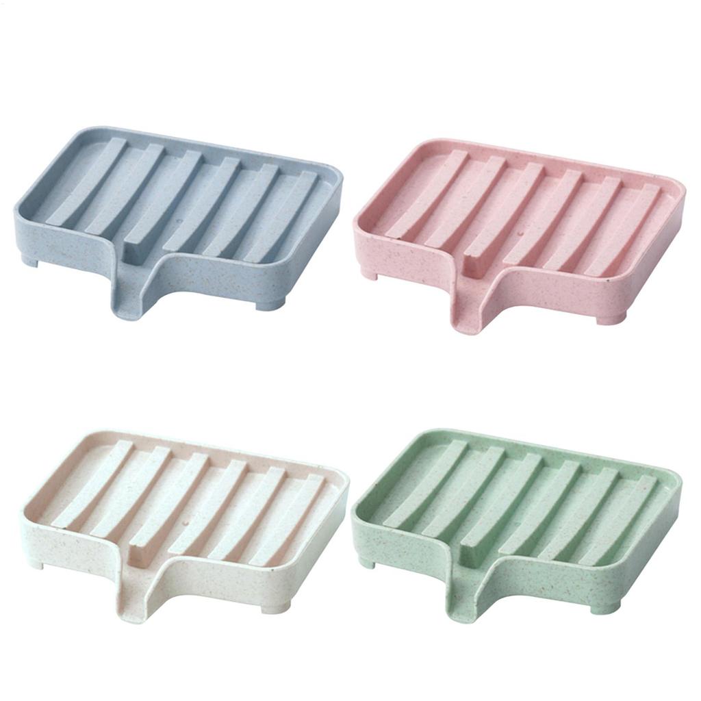 Bathroom Soap Dish with Drain Hole Multipurpose Shower Soap Tray Space-saving Soap Storage Box Waterproof Durable Holder