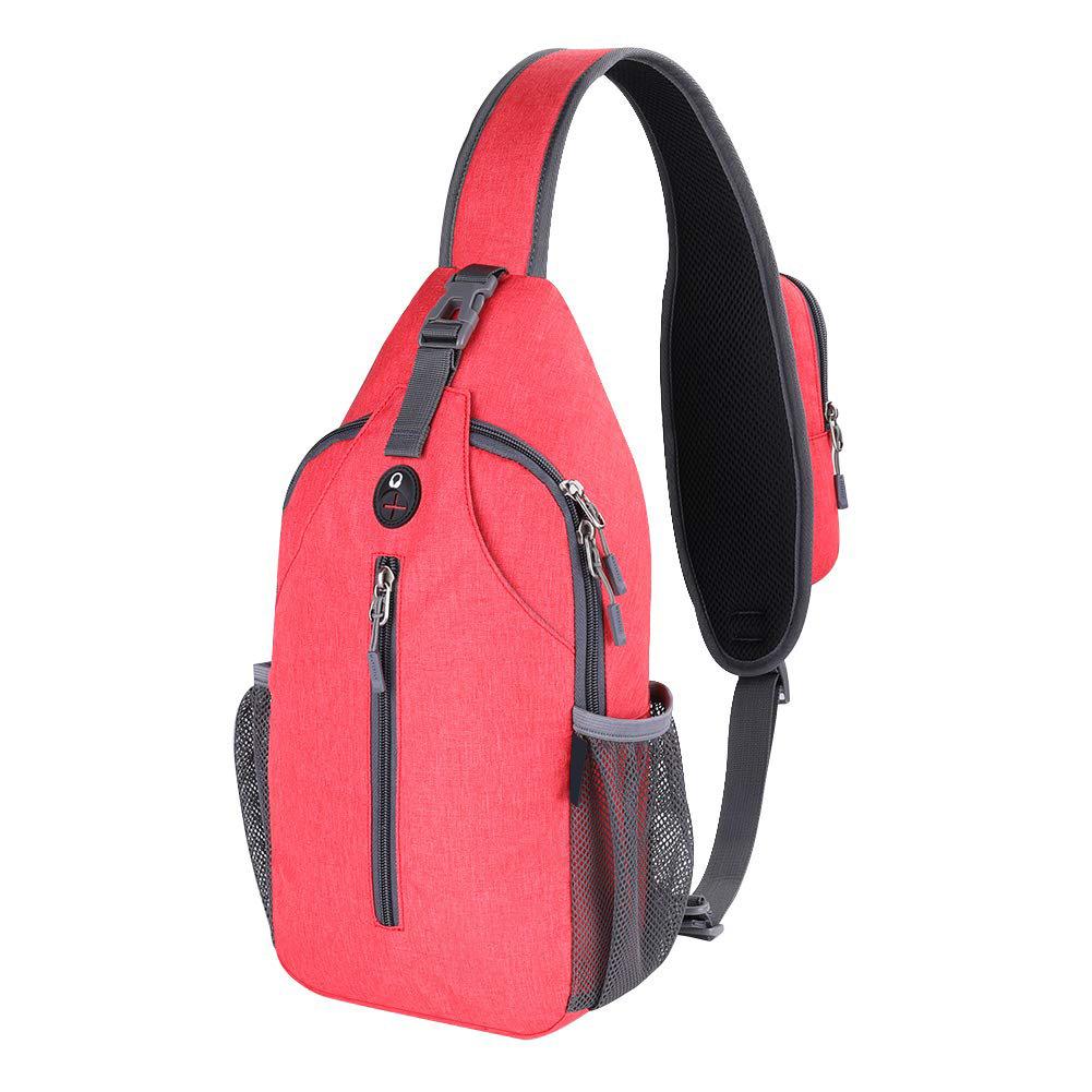 Men'S Outdoor Breast Bag Fashion Men'S Shoulder Bag Trendy Casual Outdoor Bag Wear-Resistant Scratch-Proof Waterproof Breast Bag
