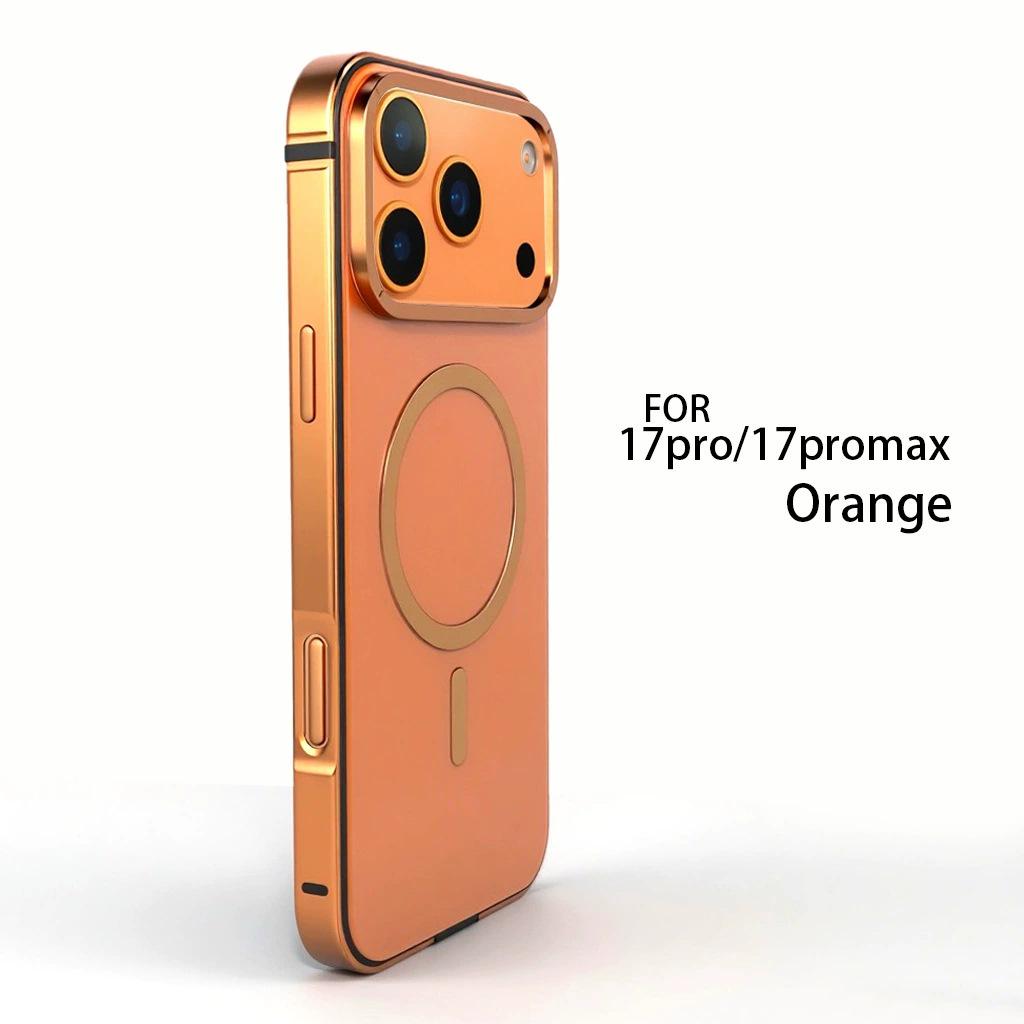 Защитный чехол с магнитной металлической рамкой для iPhone 17 Pro Max - Чехол оригинального цвета