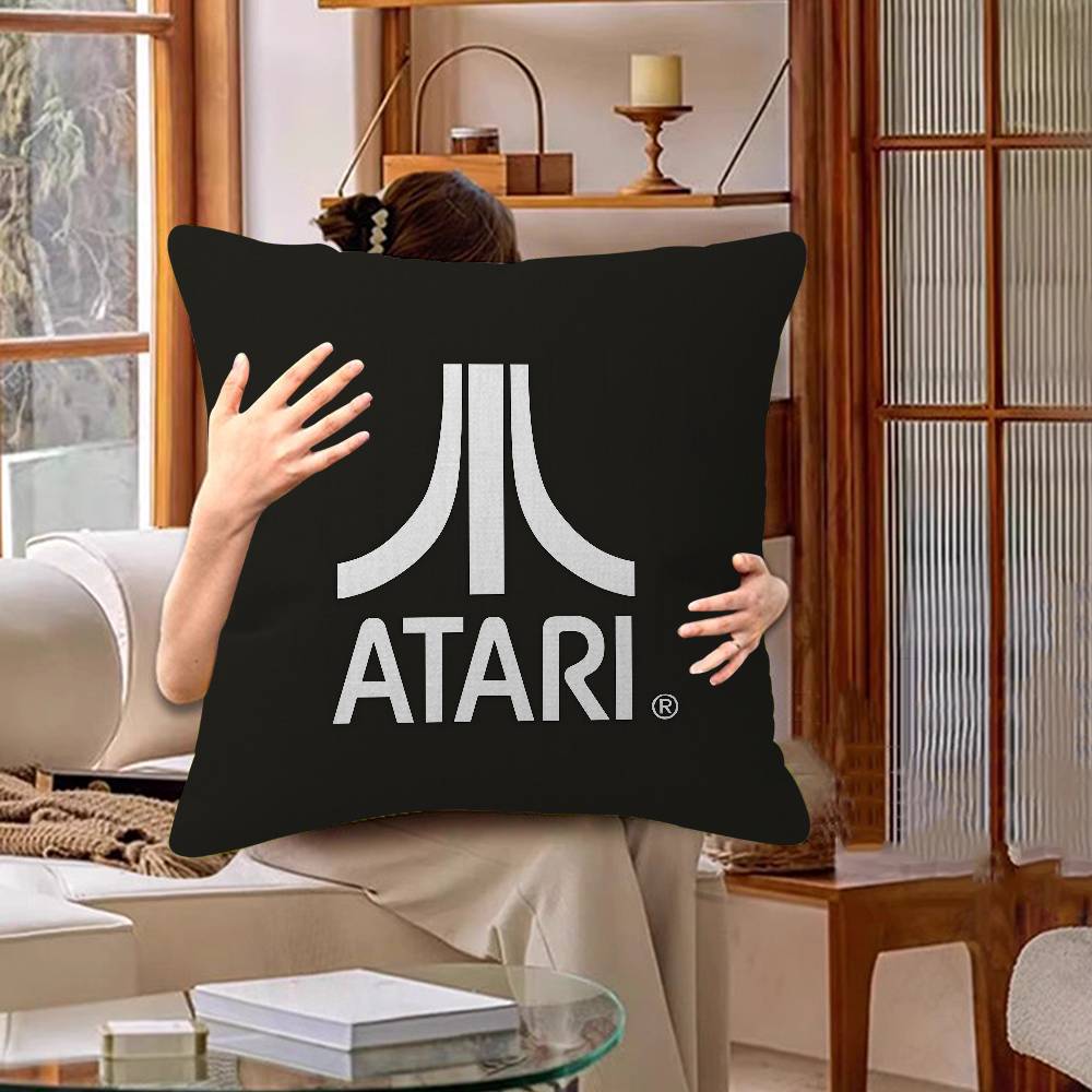 A-Atari Логотип Наволочка Чехол на Подушку Декор Наволочка Печатный Чехол на Подушку для Дивана