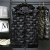 Vests Korean Mens Autumn Winter Vest Down Vests Men Casual Waistcoat Sleeveless Jackets Male Hooded Vest Men