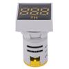 Квадратный цифровой дисплей светодиодная индикация свет AC100~380V 20~75Hz измерение частоты(желтый)