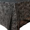 Halloween Black Lace Polyester Tablecloth for Party Decorations Fabric Easy To Cleaning Foldable Designs