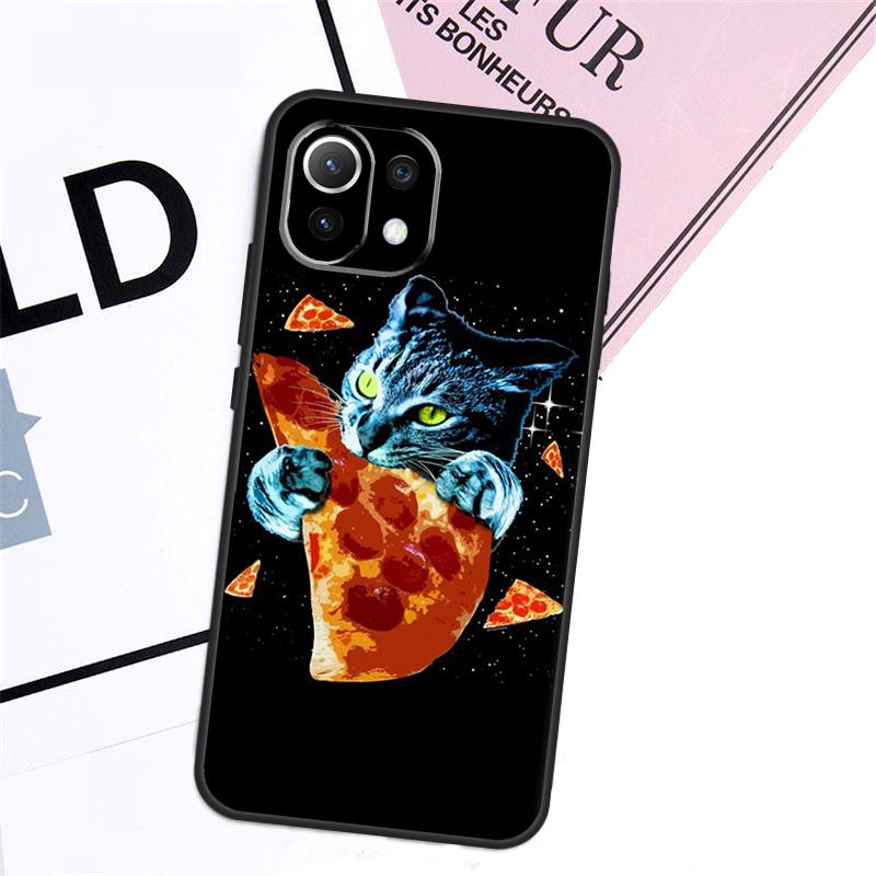 Чехол с кошкой в космосе для Xiaomi 17 Pro Max 14 15 Ultra 13T 14T 15T Pro POCO F8 F7 F5 F6 X5 X6 X7 Pro