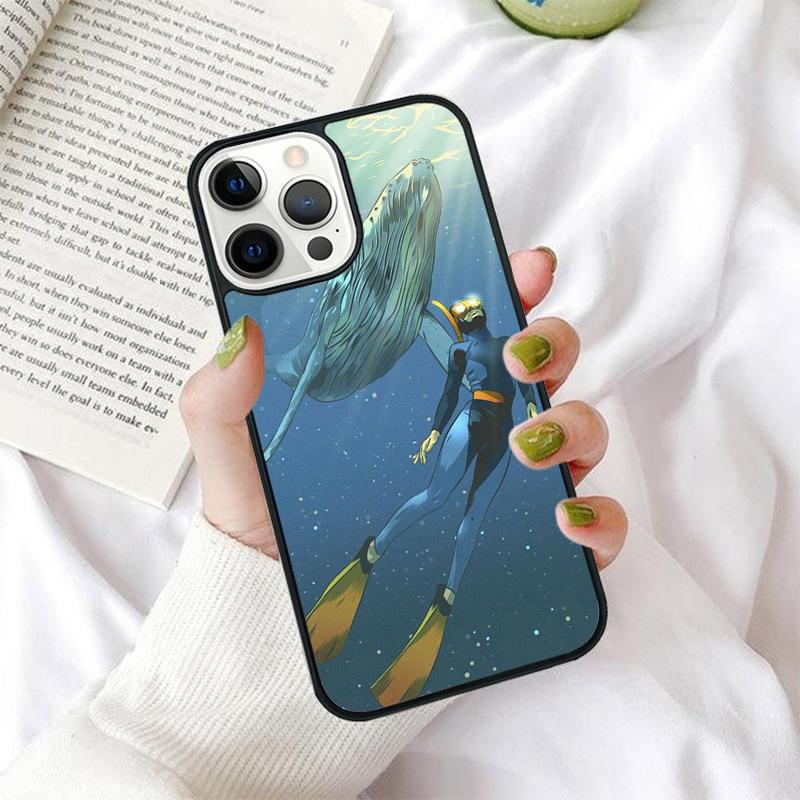 Чехлы для телефона для дайвинга, дайвера, акулы, дайвинга на iPhone 17 Air 16 15 14 12 13 PLUS 11 PRO MAX Задняя крышка Fundas