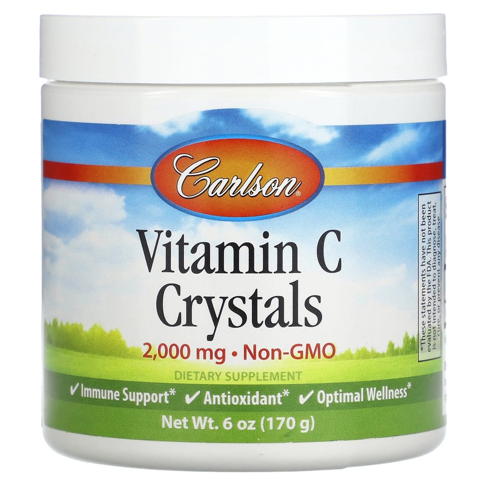 iHerb Carlson Labs Vitamin C Crystals 2000mg 170g (6oz)