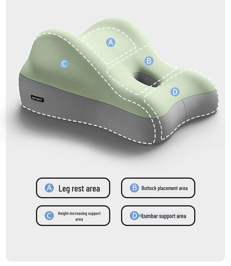 Многофункциональная прикроватная подушка: Регулируемая подушка для лица вниз и спинка